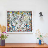 Navigators of the World - Giraffe - 3D Hybrid Artwork - Kristjana S Williams Studio