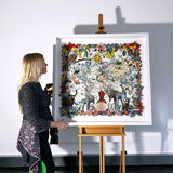 Navigators of the World - Zebra - 3D Hybrid Artwork - Kristjana S Williams Studio