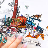 The London Skyline – Kettir og Kóngar - 3D Artwork - Kristjana S Williams Studio