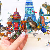 The London Skyline – Kettir og Kóngar - 3D Artwork - Kristjana S Williams Studio