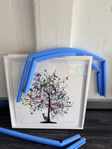 Blár Stag Tree - Framed Artwork - Kristjana S Williams Studio