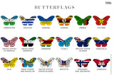 International Flags of the World Tré - Art Print - Kristjana S Williams Studio