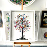 Flags of the World Tré Original Artwork - Kristjana S Williams Studio