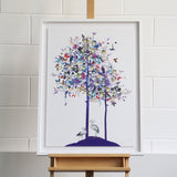 Tree of Exploration - Framed Artwork - Kristjana S Williams Studio