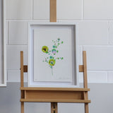 Pressed Flower Tree II - Framed Artwork - Kristjana S Williams Studio