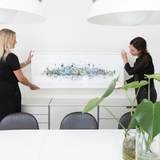 Floating Island - Súrrealískt - Art Print - Kristjana S Williams Studio