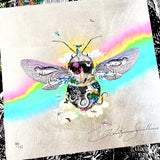 Icelandic Silfra Bee - Art Print - Kristjana S Williams Studio