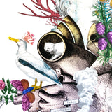 Iridescent Icelandic Heart - Art Print - Kristjana S Williams Studio