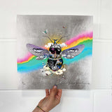 Icelandic Silfra Bee - Art Print - Kristjana S Williams Studio