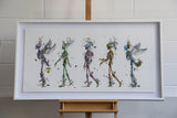 Skeletal Landscape - Large - Framed Artwork - Kristjana S Williams Studio