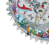 Circular Silfur Sea - Art Print - Kristjana S Williams Studio