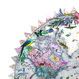 Circular Silfur Sea - Art Print - Kristjana S Williams Studio