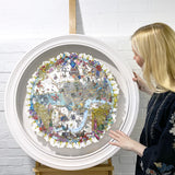 Hringlaga Vestur Tiger Original Artwork - Kristjana S Williams Studio