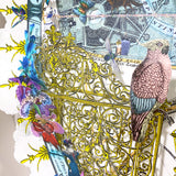 Hringlaga Vestur Tiger Original Artwork - Kristjana S Williams Studio