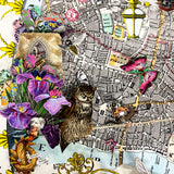 Hringlaga Vestur Tiger Original Artwork - Kristjana S Williams Studio