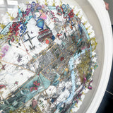 Hringlaga Vestur Tiger Original Artwork - Kristjana S Williams Studio