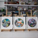 The Midnight Sun - Japanese Woodcut - Art Print - Kristjana S Williams Studio