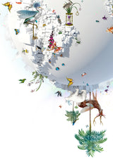 Dragonfly Deer Hnöttur - Art Print - Kristjana S Williams Studio