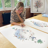 Dragonfly Deer Hnöttur - Art Print - Kristjana S Williams Studio