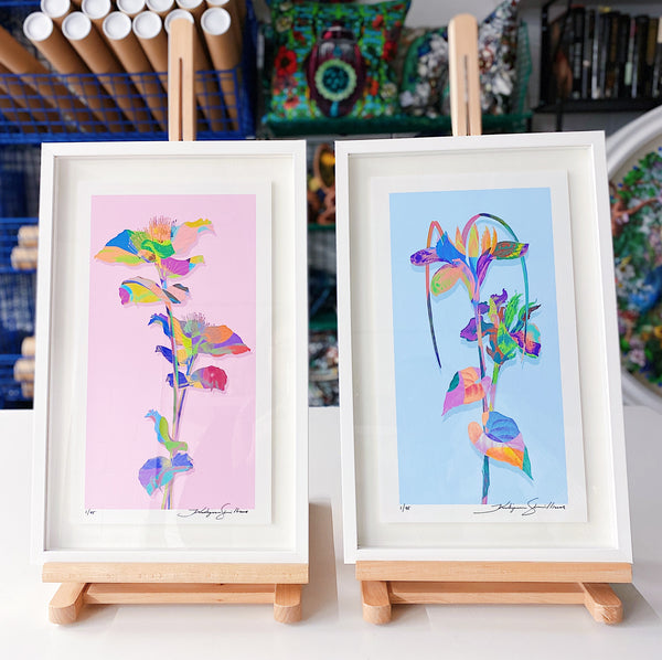 Iris in Technicolour - Art Print - Kristjana S Williams Studio