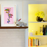 Pincushion in Technicolour - Art Print - Kristjana S Williams Studio