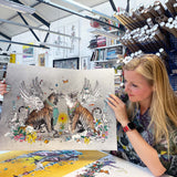 Love Cats - Àstar Kisur - Art Print - Kristjana S Williams Studio