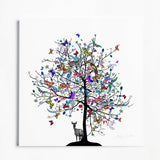 Blár Stag Tree - Art Print - Kristjana S Williams Studio