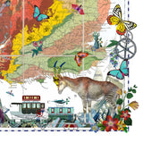 Geological Map of the British Islands - Art Print - Kristjana S Williams Studio