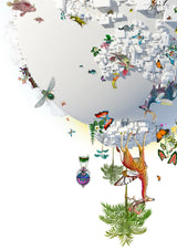 Antlered Giraffe Hnöttur - Art Print - Kristjana S Williams Studio