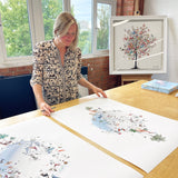 Antlered Giraffe Hnöttur - Art Print - Kristjana S Williams Studio