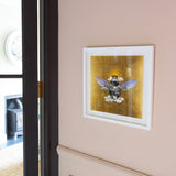 Golden Majestic Bee - Art Print - Kristjana S Williams Studio