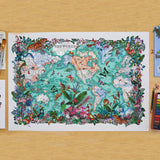 Mercator's Projection World Map - Art Print - Kristjana S Williams Studio