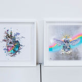 Icelandic Silfra Bee - Art Print - Kristjana S Williams Studio