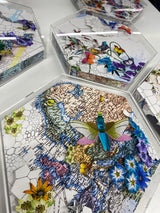 Hexagon Mural - Original Artwork - Kristjana S Williams Studio