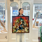 Red Diorama -Diorama - Framed Artwork