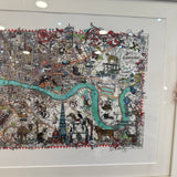 Shard - London Map - Framed Artwork