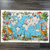 A Tall Giraffa World - Artist Proof - Kristjana S Williams Studio