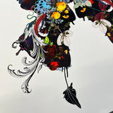 Butterfly Variation 1 - Cat Eye Moth - Artist Proof