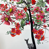 Red Floral Tree - Artist Proof