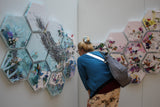 Hexagon Mural - Original Artwork - Kristjana S Williams Studio