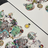 Bubbling London Map - Artist Proof