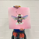 Golden Majestic Bee - Pink - Artist Proof