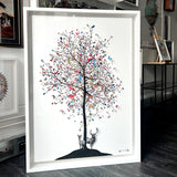 Althjodlegt Flags Tré Original Artwork - Kristjana S Williams Studio