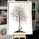 Althjodlegt Flags Tré Original Artwork - Kristjana S Williams Studio