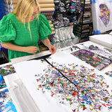 Flags of the World Tré Original Artwork - Kristjana S Williams Studio