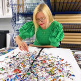 Flags of the World Tré Original Artwork - Kristjana S Williams Studio