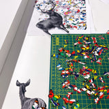 Flags of the World Tré Original Artwork - Kristjana S Williams Studio