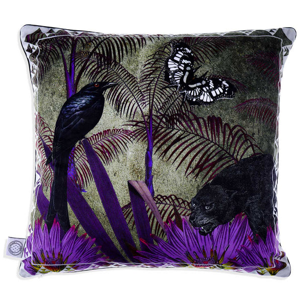 Jungle Rising Cushion - Kristjana S Williams Studio