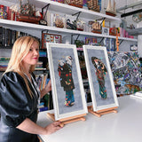 Aoi Silfur - Silk Print Exploration - Art print - Kristjana S Williams Studio