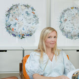 Klakinn & Evropa - Circular Map - Art Print - Kristjana S Williams Studio